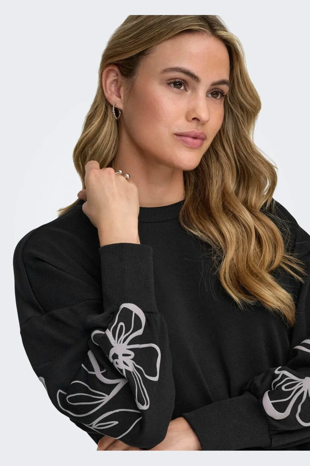 Only Onbrooke / O-Neck Fower wt | Träningsoveraller & Comfy Wear