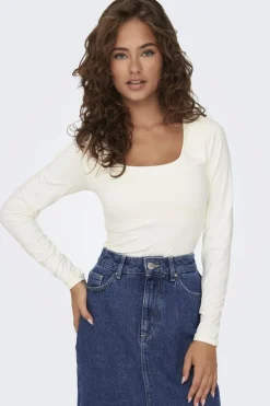 Only Onea / 2-Way Deep Neck Top | Blusar & Skjortor