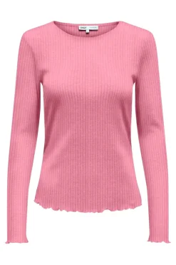 Only Onea / Rib Baic Top | Blusar & Skjortor