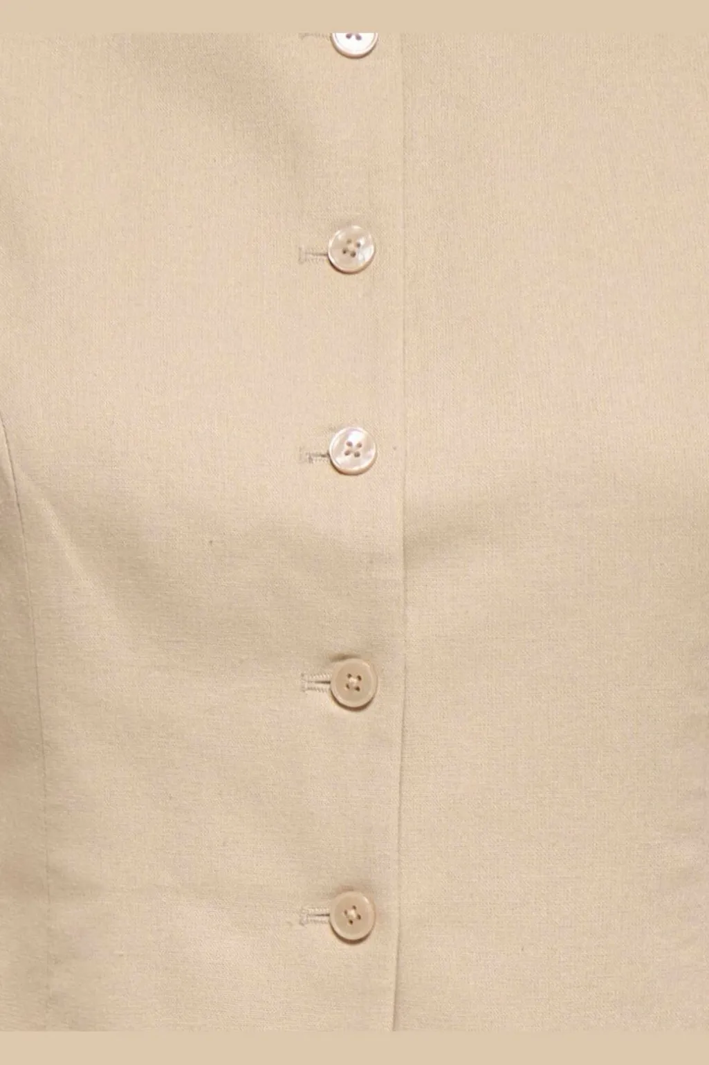Onlgoa S/L Linen Bl Waistcoat Cc Tlr