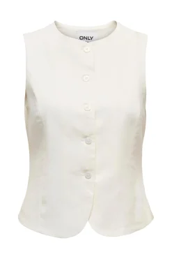 Only Onlgoa S/L Linen Bl Waistcoat Cc Tlr | Västar