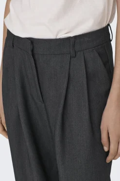 Only Onlhattie Pleat Mel Str Pant Tlr 15304707 | Jeans, Leggings & Byxor