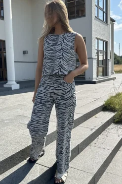 Only Onlhope Zebra Wide Sik | Jeans, Leggings & Byxor