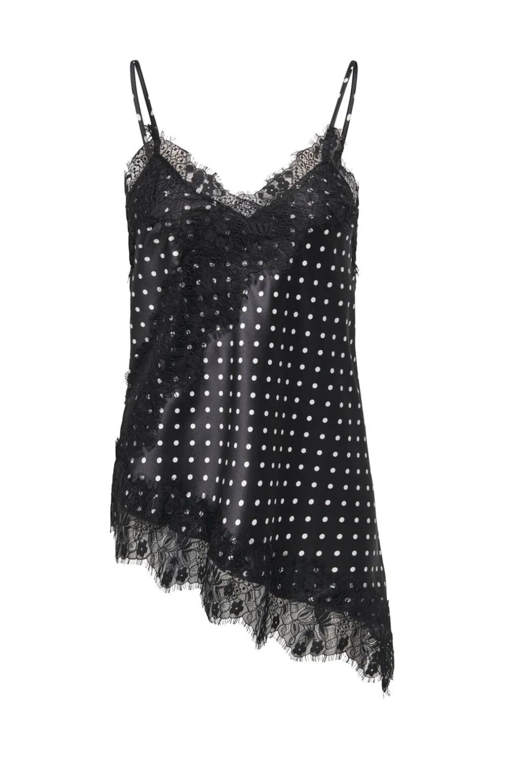 Onlindona Strap Satin Lace Top