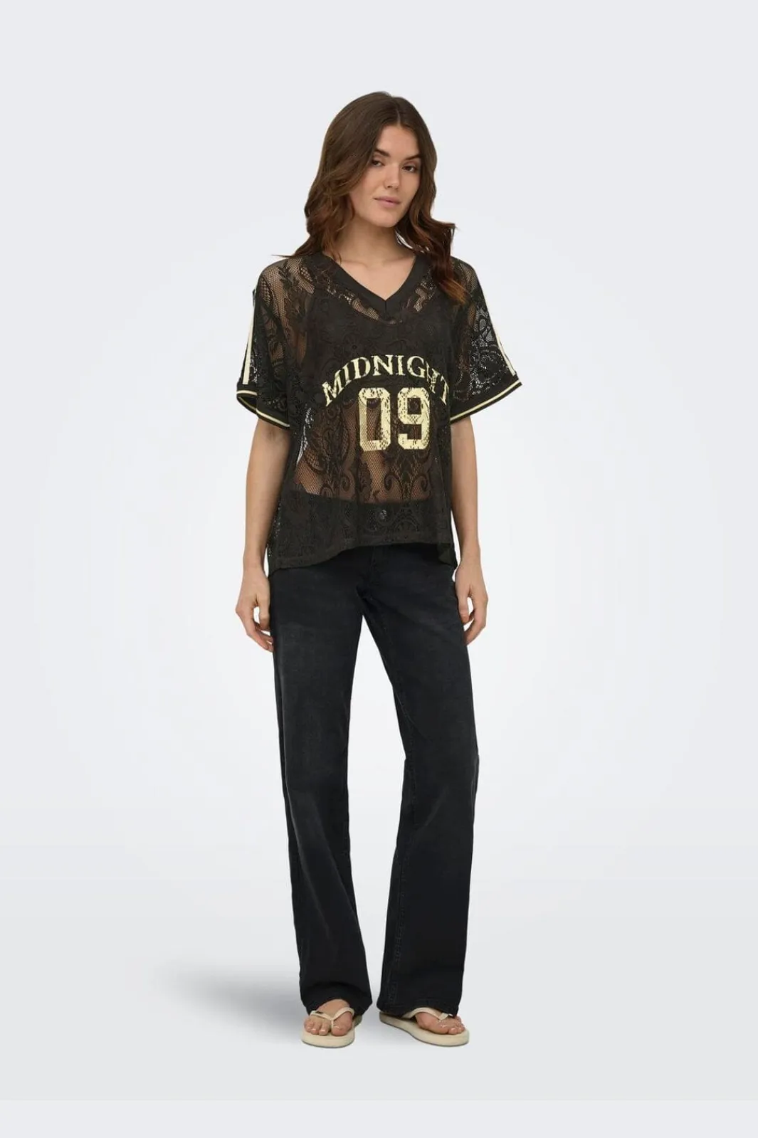 Only Onjue / V-Neck ace Top | T-Shirts & Toppar
