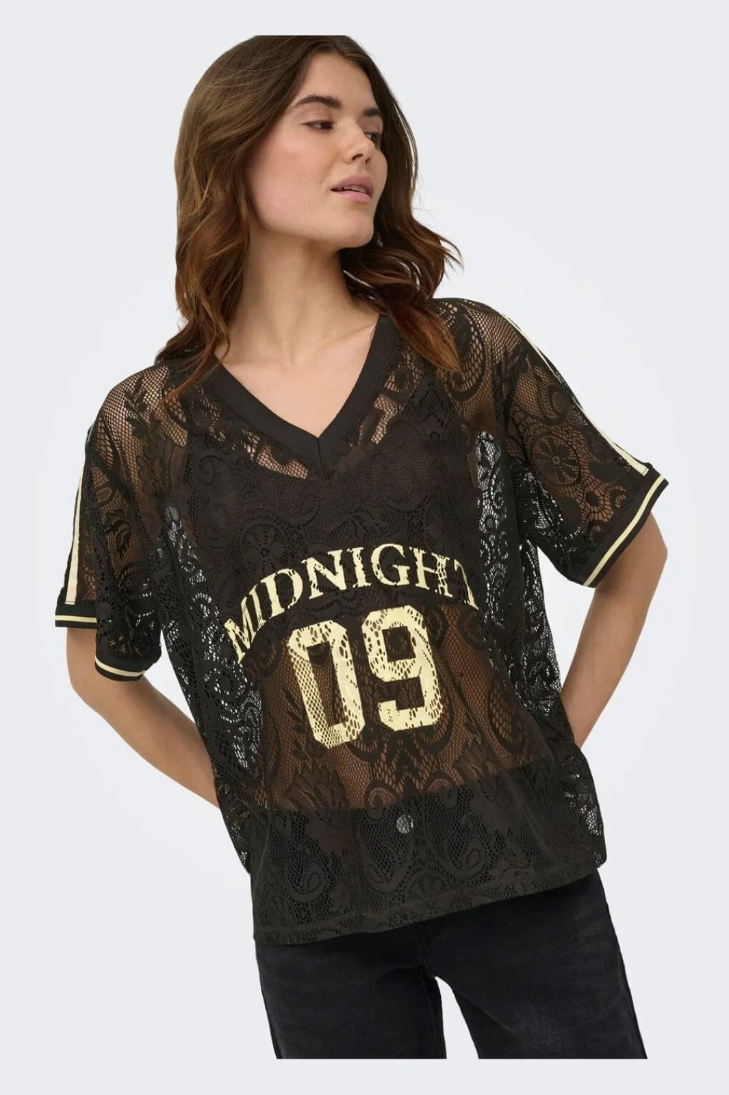 Only Onjue / V-Neck ace Top | T-Shirts & Toppar