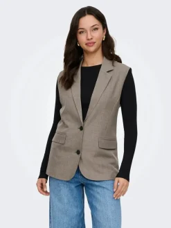 Onllinda S/L Mel Oversize Waistcoat Tlr
