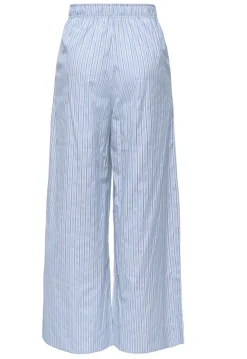 Only Onlloris Striped Wide Pull Up Pants | Jeans, Leggings & Byxor
