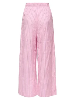 Onlloris Striped Wide Pull Up Pants