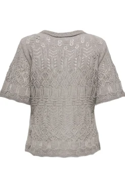 Only Onovey Gitter Button Top Knt | T-Shirts & Toppar