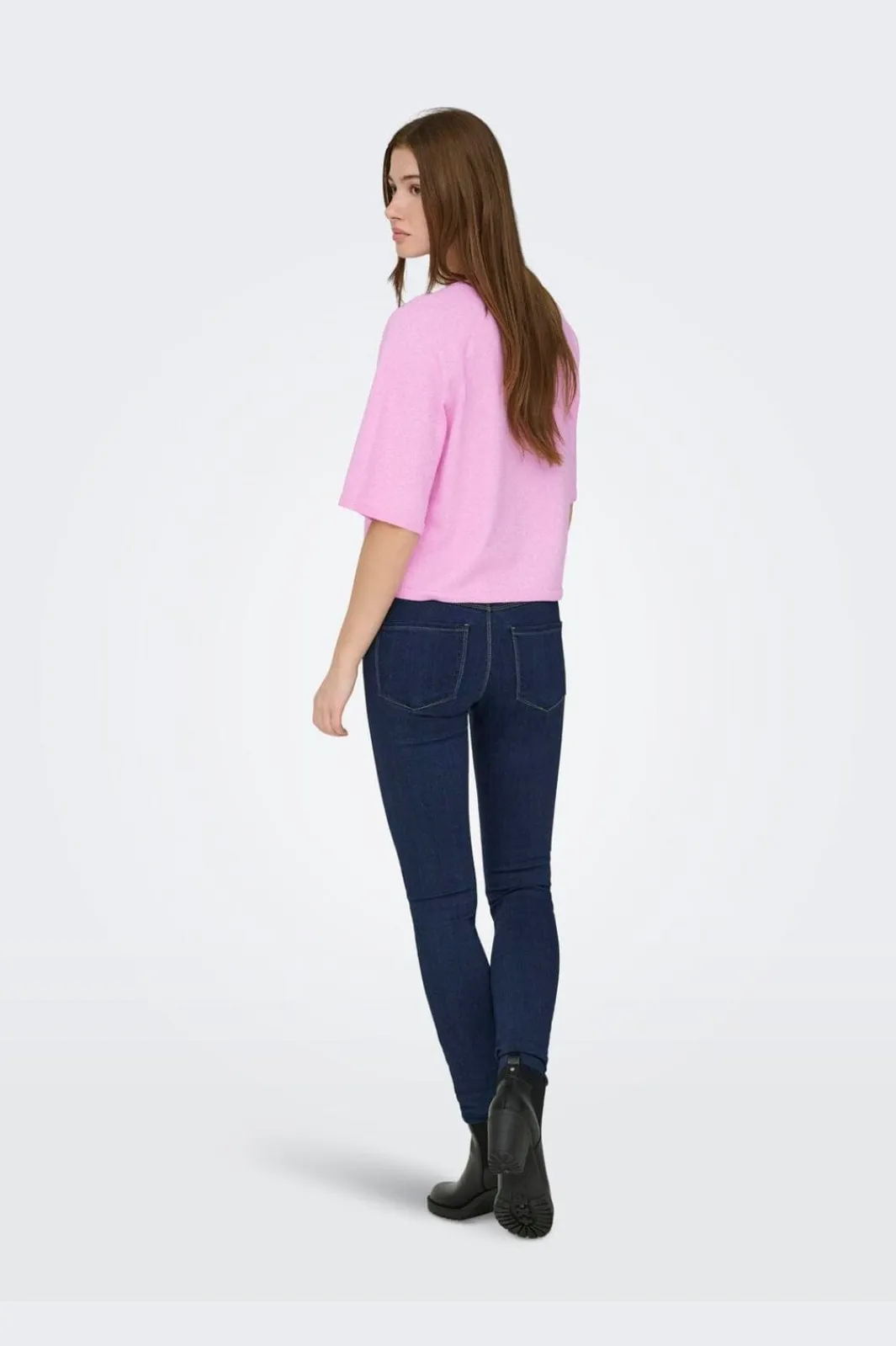 Only Onoya 2/4 O-Neck Knt | Sticka