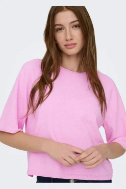 Only Onoya 2/4 O-Neck Knt | Sticka