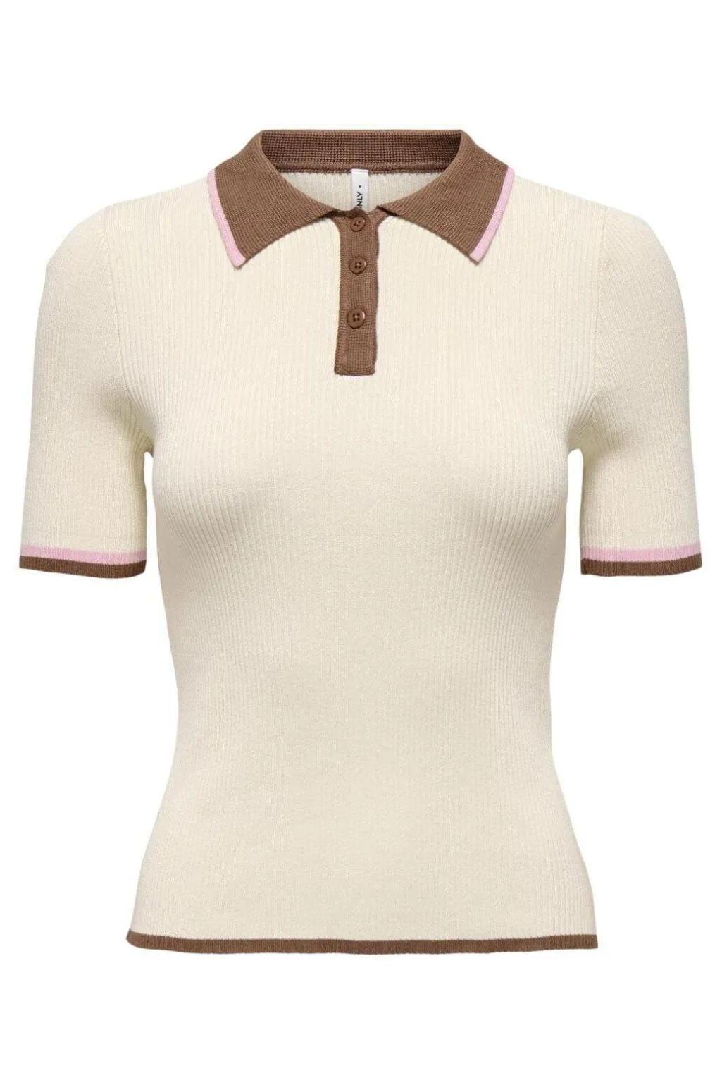 Onlmeddi Life Ss Contrast Polo Cc Knt