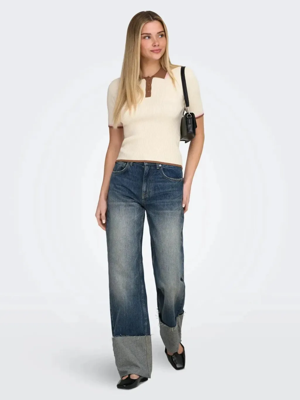 Onlmeddi Life Ss Contrast Polo Cc Knt