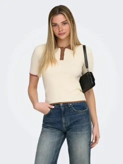 Onlmeddi Life Ss Contrast Polo Cc Knt