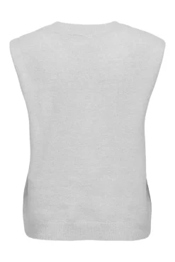 Only Oneody Ebroidery O-Neck Knt | Västar