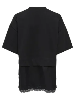 Onlmexa S/S Tee Lace Top