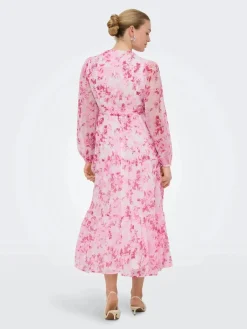 Onlmiriam Ls Wrap Midi Dress