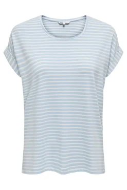 Only Onoter tripe / O-Neck Top | T-Shirts & Toppar