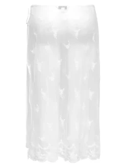 Only Onlsafea Midi Mesh Lace Tie Skirt | Kjolar