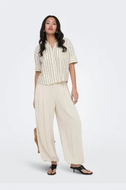 Only Onlsiesta Linen Bl Baggy Barrel | Jeans, Leggings & Byxor
