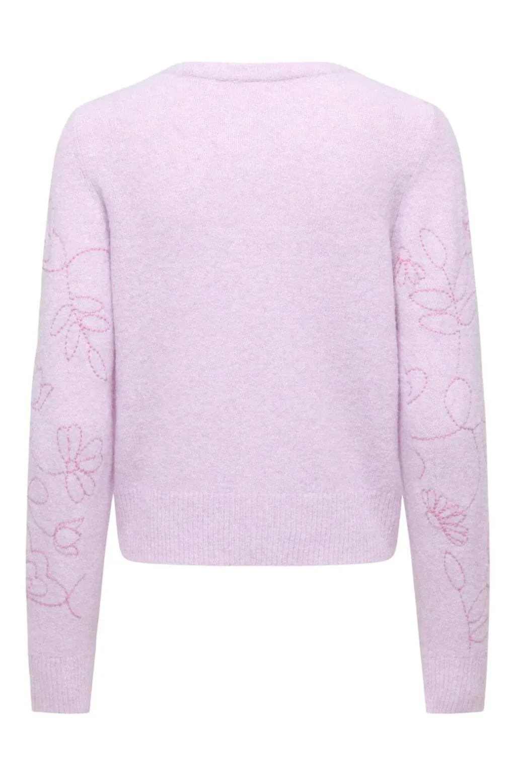 Onlsola Ls Emb O-Neck Cardigan Knt