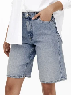 Onlsonny hw wide dnm shorts