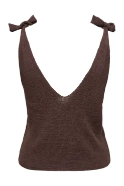 Only Onunny Tie trap V-Neck Top Cc Knt | T-Shirts & Toppar