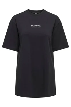 Onlsuperior S/S O-Neck Long Top