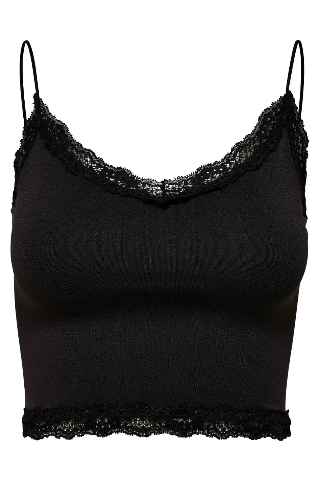 Onlvicky Lace Seamless Cropped Top