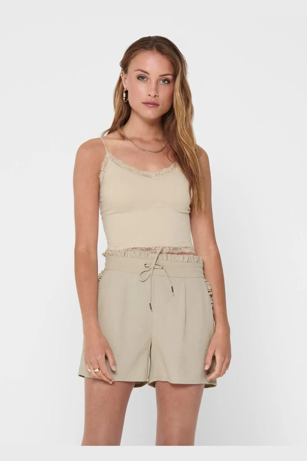 Only Onlvicky Lace Seamless Cropped Top | Nattkläder & Underkläder