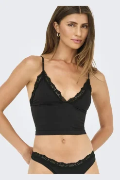 Only Onlvicky Lace Singlet V-Neck Acc | Nattkläder & Underkläder|T-Shirts & Toppar
