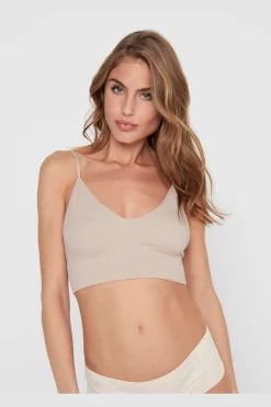 Only Onlvicky Rib Seamless Vneck Top Acc | Nattkläder & Underkläder