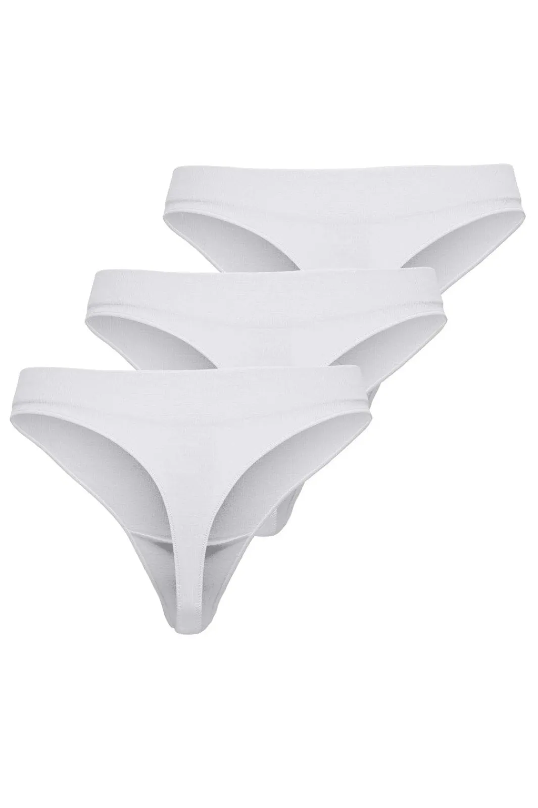 Only Onlvicky Rib S-Les Thong 3-Pack Acc | Nattkläder & Underkläder