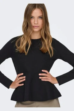 Only Onvida Pepu O-Neck Knt | Sticka