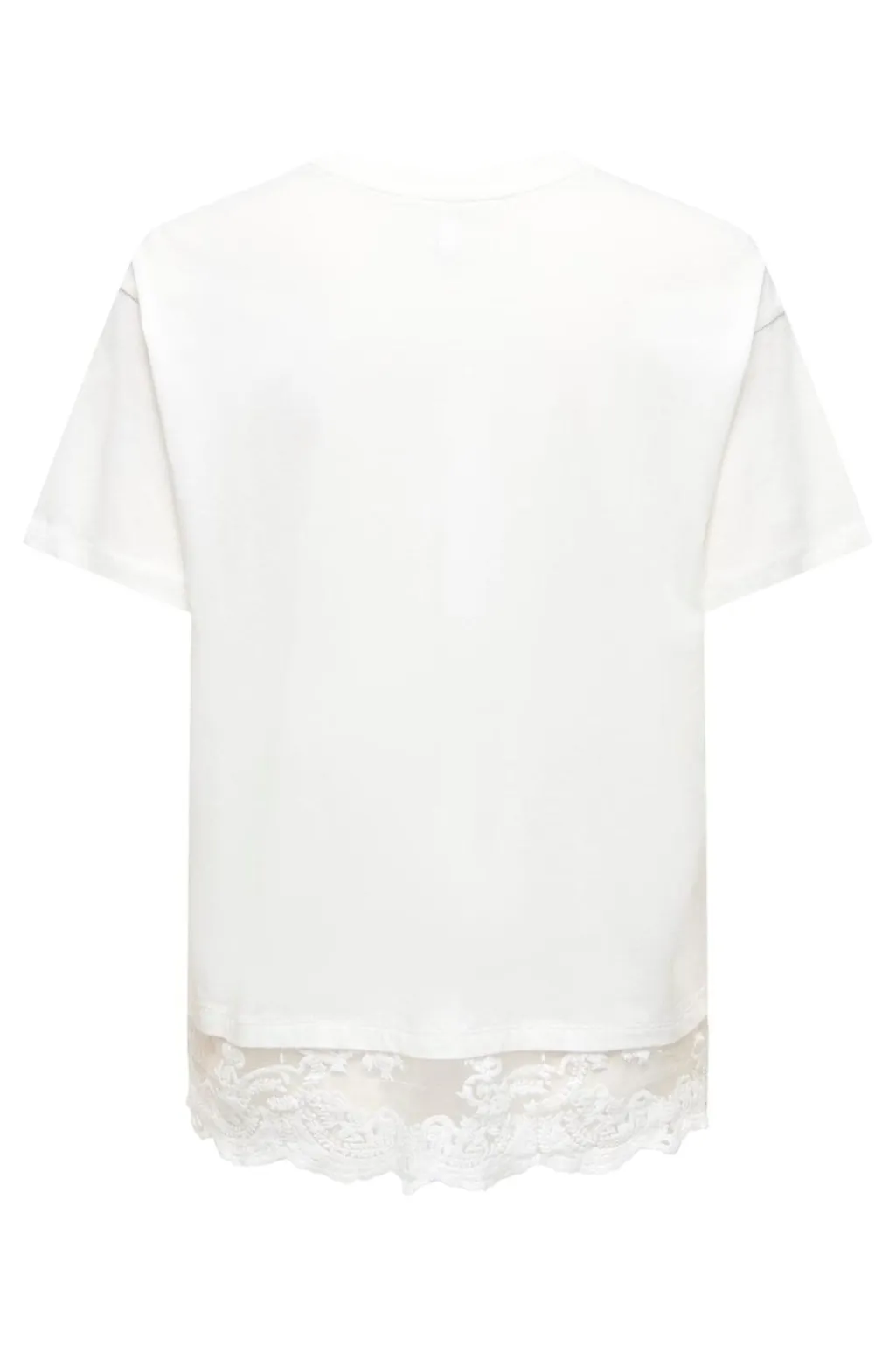 Onlvivvi S/S Lace Bottom Top