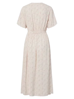 Pcbarri Ss Midi V-Neck Dress Msa