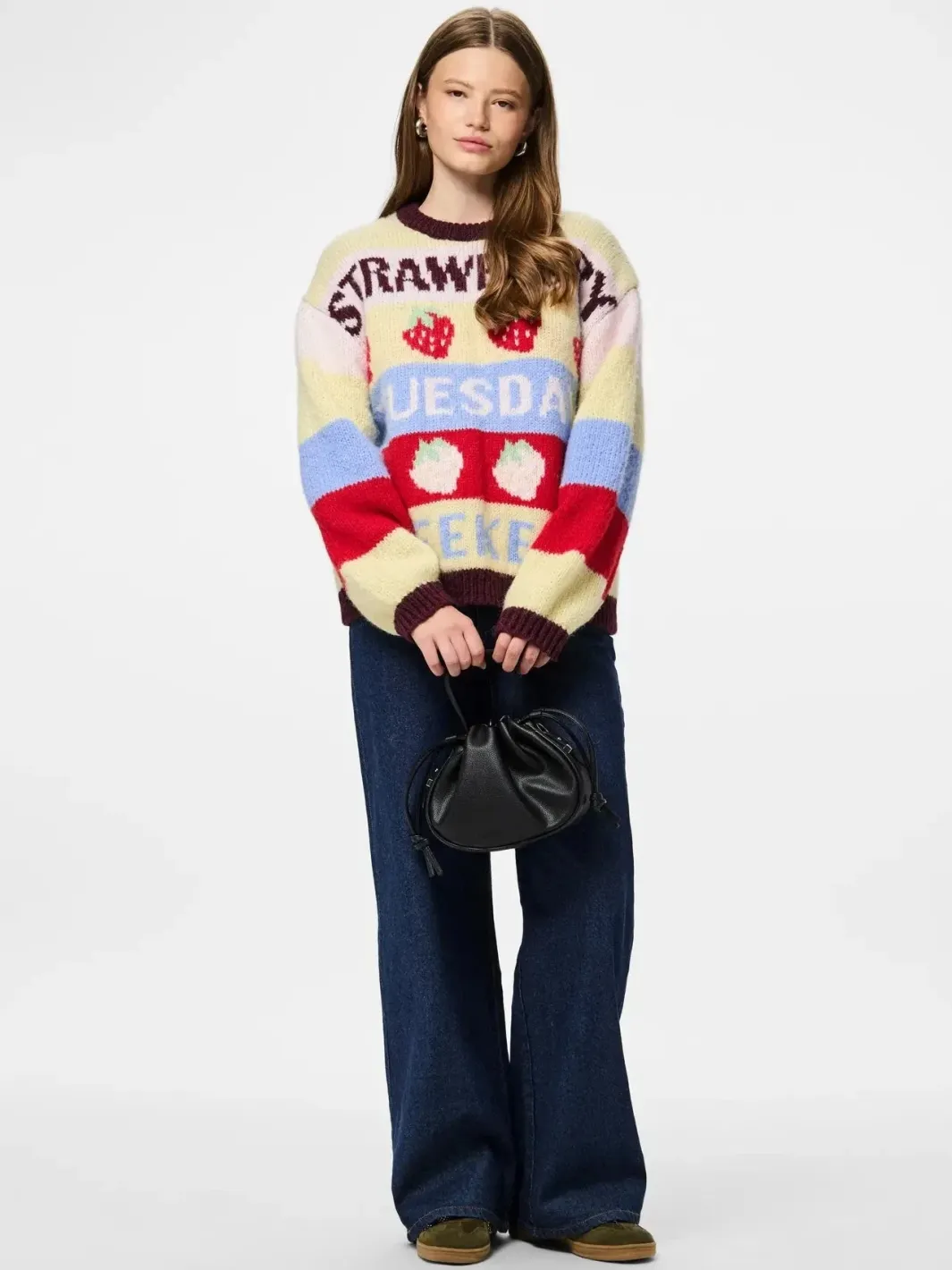 Pieces Pcbikka O-Neck Knit | Sticka