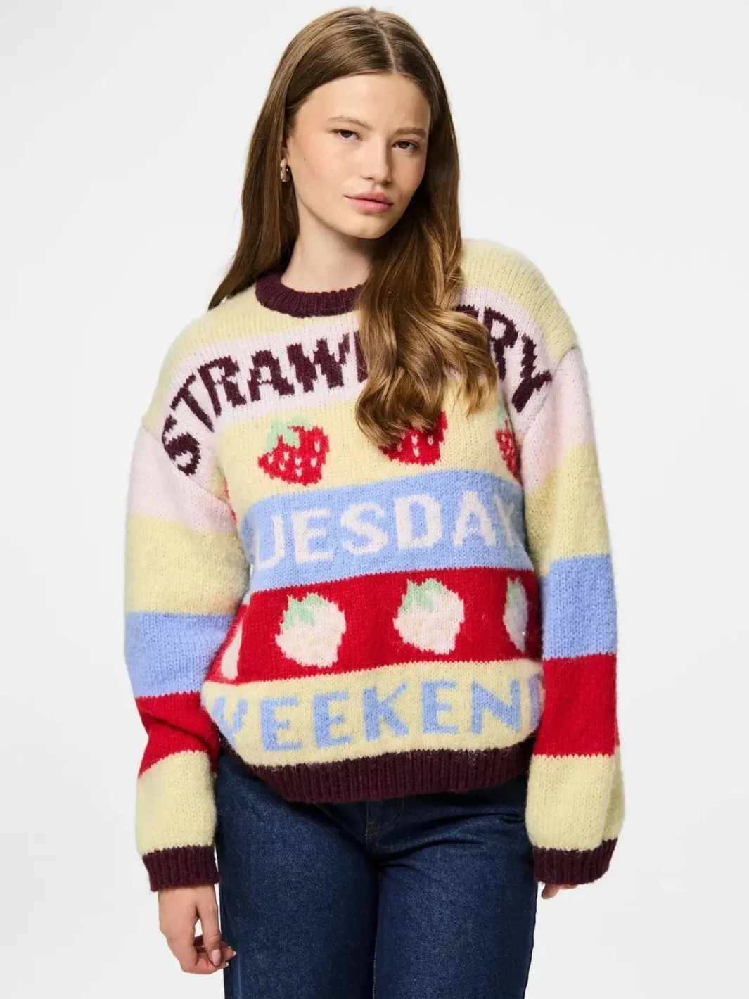 Pieces Pcbikka O-Neck Knit | Sticka