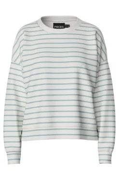 Pcchilli Ls Sweat Stripes 17146886