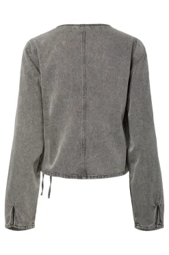 Pieces Pcfenna Deni Wrap hirt Fy | Blusar & Skjortor