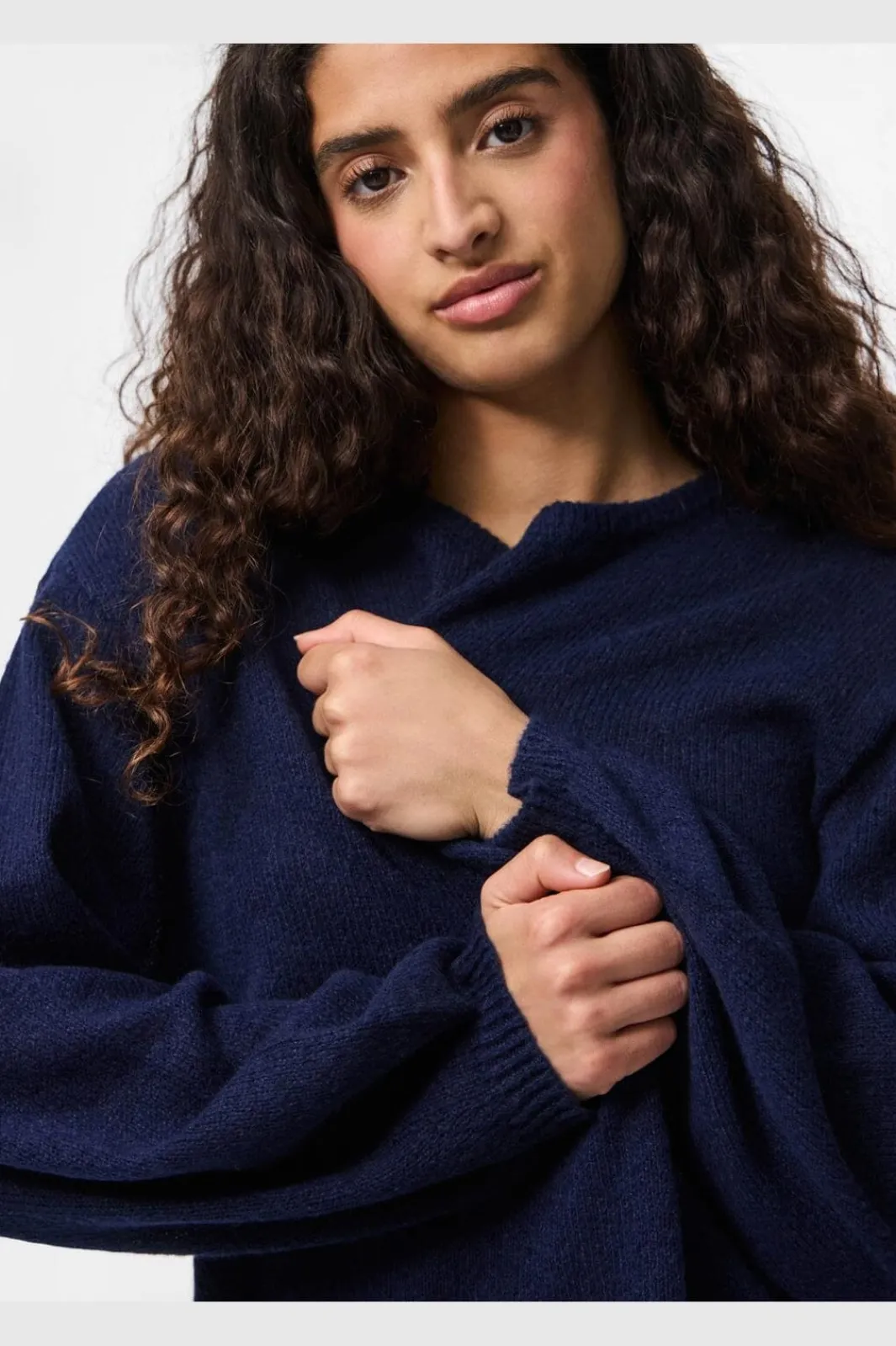 Pieces Pcida O-Neck Knit | Sticka