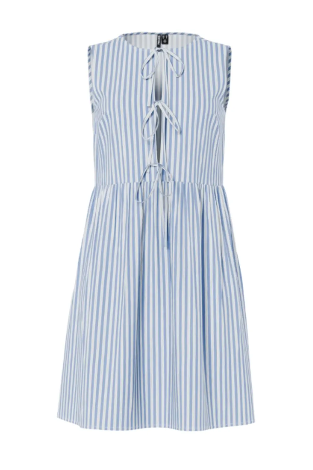Pcjolly Sl Tie Short Dress