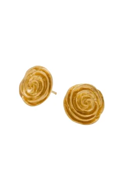 Pclarge Rose Earsticks e-537-gp