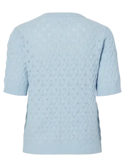 Pclelou Ss O-Neck Knit