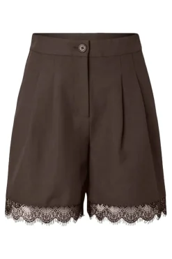 Pieces Pcaie Boea ace Detai hort D | Shorts