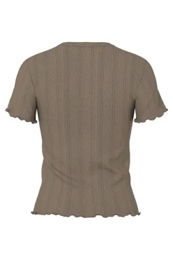 Pieces Pcarie Ss O-Neck Poin Top | T-Shirts & Toppar