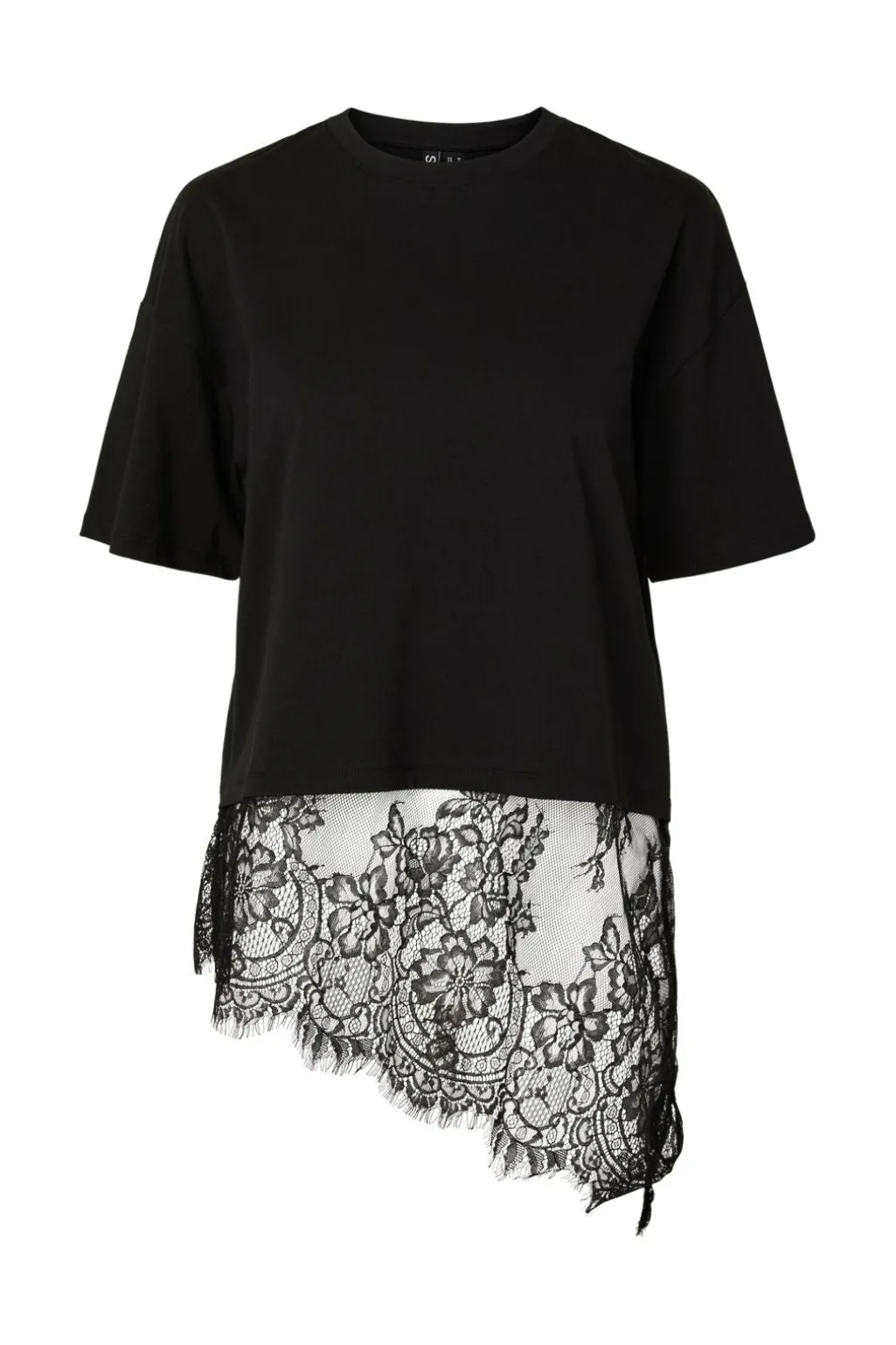 Pcmave Ss Lace T-Shirt Dm