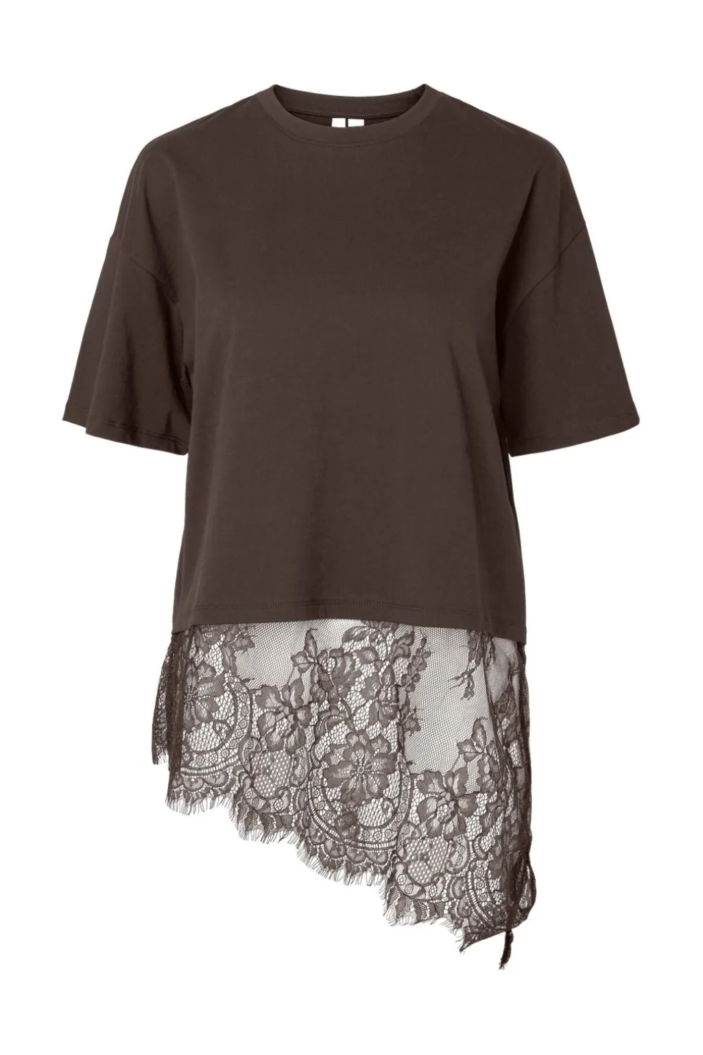 Pcmave Ss Lace T-Shirt Dm