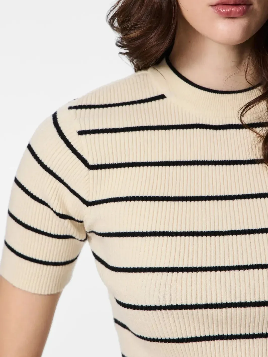 Pcmira Ss O-Neck Knit